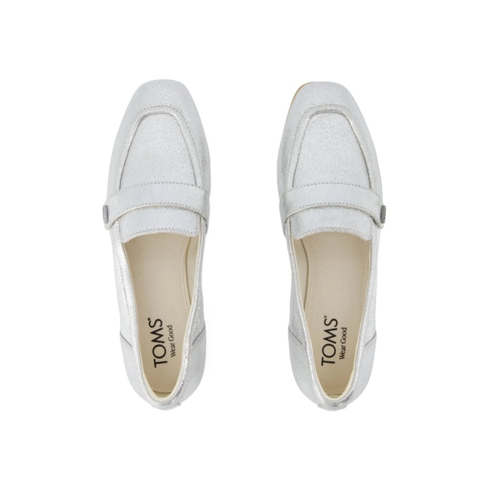 Tom’s Lynette Loafer in Silver